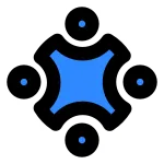 Circle Four SVG Icon